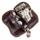 Leather Keycase Key Holder for Car Key Bag Cowhide Coin Wallet - VacationGrabs