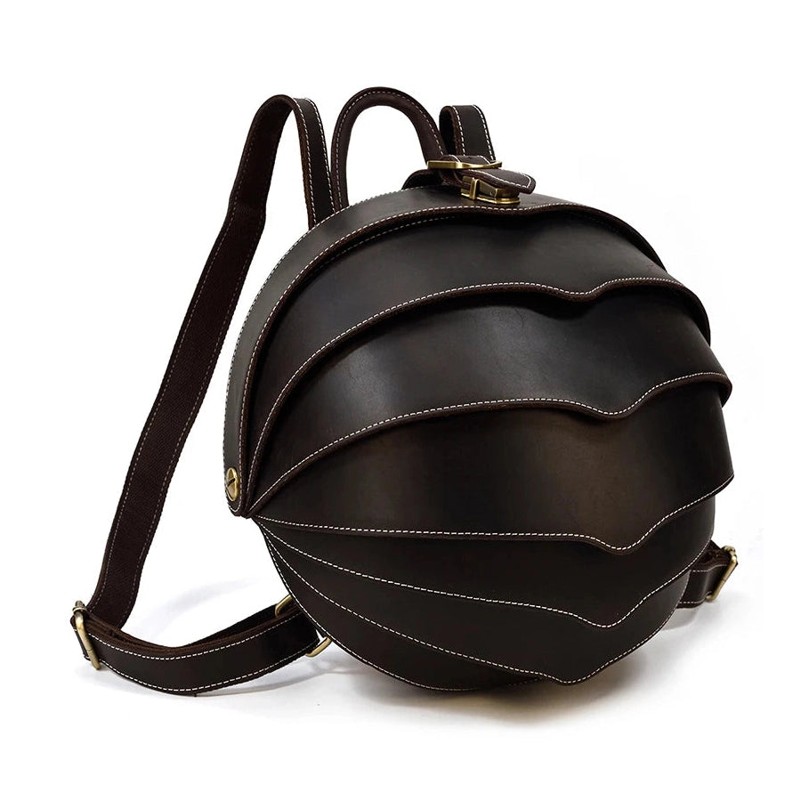 Vintage Leather Backpack 15.6" Laptop Crazy Horse Travel Bag