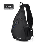 USB Charging Crossbody Bag — Water-Resistant Travel Sling