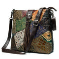 Ethnic Style Genuine Leather Shoulder Bag for Women Crossbody - VacationGrabs