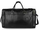 60cm High Capacity Genuine Leather Travel Duffle for Men Weekend Bag - VacationGrabs