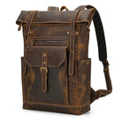 Vintage Men’s Leather Backpack Travel Laptop Anti-Theft Bag - VacationGrabs