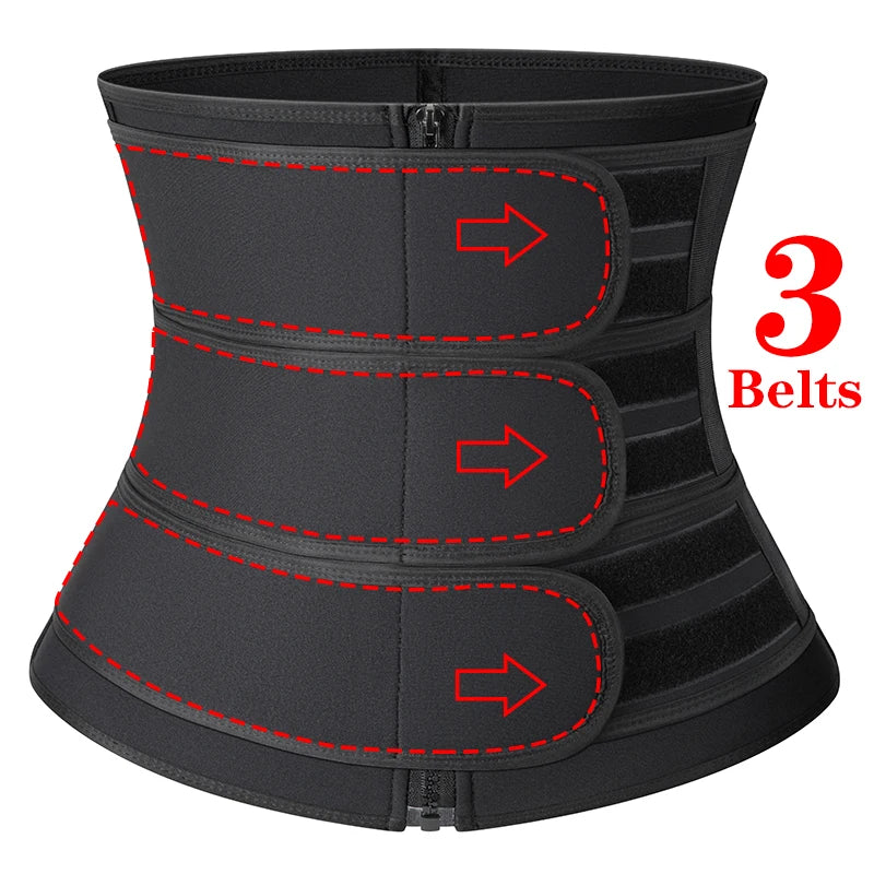Women's Neoprene Waist Trainer Corset Body Shaper Belt