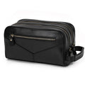 Casual Men’s Leather Clutch Wallet Genuine Leather Toiletry Bag - VacationGrabs
