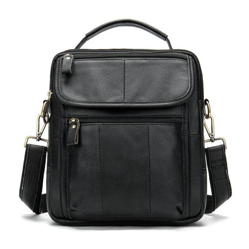 Casual Leather Shoulder Bag for Men Crossbody Messenger Handbag - VacationGrabs