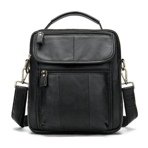 Casual Leather Shoulder Bag for Men Crossbody Messenger Handbag - VacationGrabs