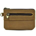 Men’s Leather Phone Pouch Handbag Mobile Wallet with Wrist Strap - VacationGrabs