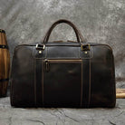 Vintage Crazy Horse Leather Duffle Bag – Fashion Handbag - VacationGrabs