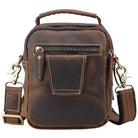 100% Genuine Retro Cow Leather Messenger Crossbody Bag - VacationGrabs