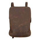 Simple Design Leather Backpack for Men Black Soft Cowskin Bag - VacationGrabs
