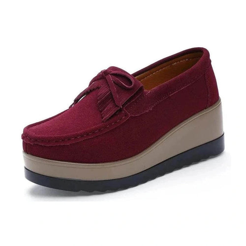 Suede Tassel Fringe Loafers Moccasins - VacationGrabs