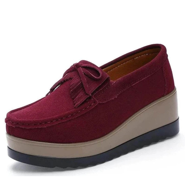 Suede Tassel Fringe Loafers Moccasins - VacationGrabs