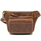 Luxury Male Leather Chest Bag Crossbody Sling Bag for Men - VacationGrabs