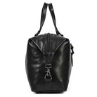 Latest Design Black Leather Travel Duffle Bag for Men & Women - VacationGrabs