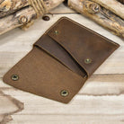 Crazy Horse Leather Wallet High Quality Slim Cardholder for Men - VacationGrabs
