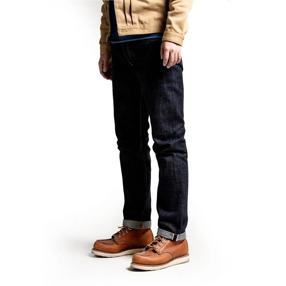 Red Tornado Heavy Weight Indigo Selvage Unwashed Pants Unsanforised Thick Raw Denim Jean