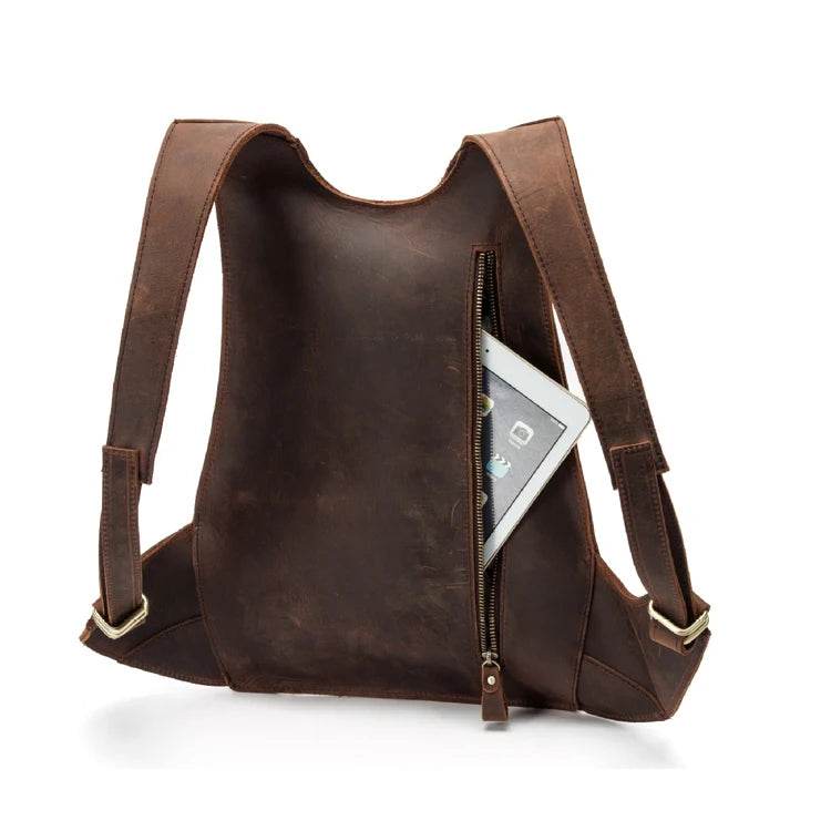 Leather Backpack Anti-theft with Phone Pocket for Men & Women - VacationGrabs