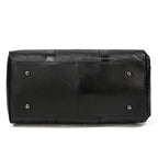 Cow Leather Luxury Travel Bag Weekender for Men and Women - VacationGrabs