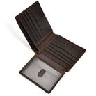 Crazy Horse Men’s Short Wallet for Gifts Retro Fashion Leather - VacationGrabs