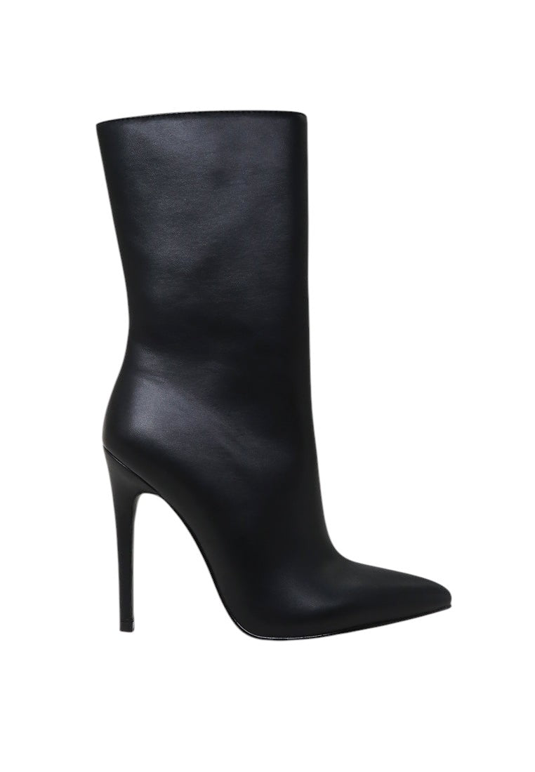 Micah Pointed Toe Stiletto High Ankle Boots