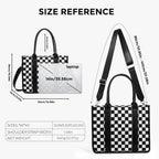 Dallas Checkered Tote