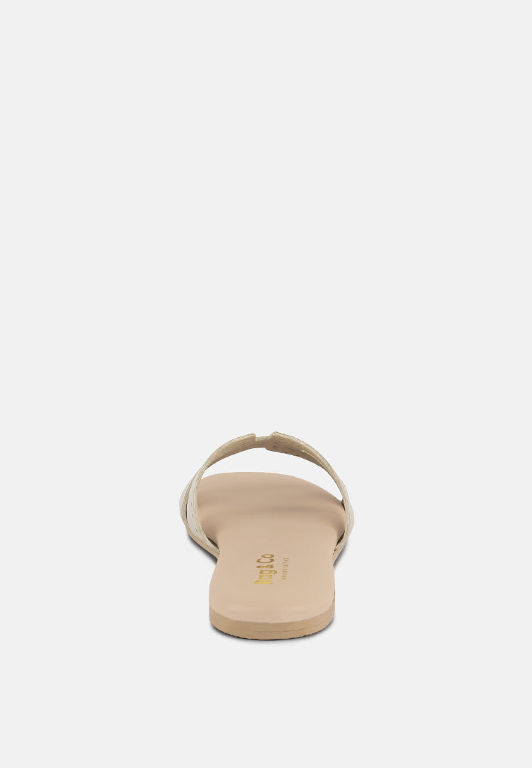 Ivanka Cut Out Slip On Sandals