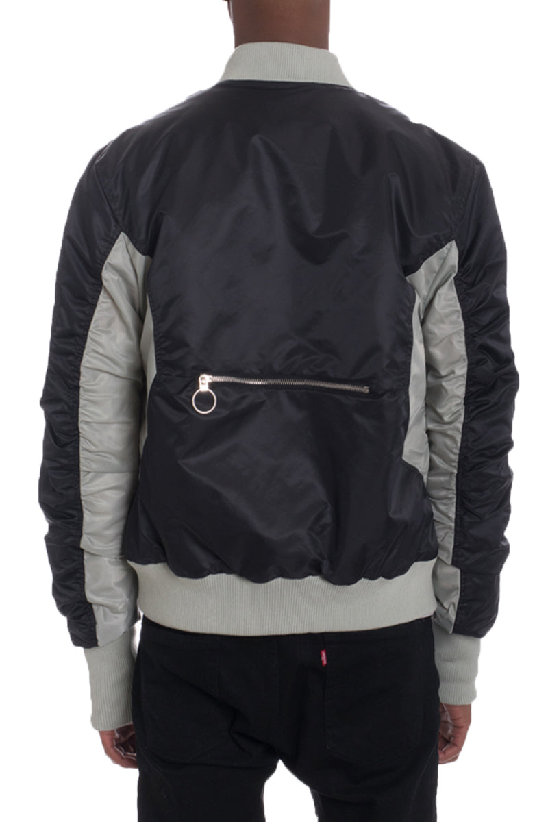 Bolden Two-Tone Bomber Jacket