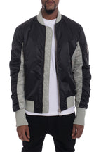 Bolden Two-Tone Bomber Jacket