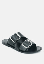Kelly Flat Sandal With Buckle Straps