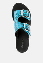 Kelly Flat Sandal With Buckle Straps