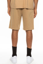 Checkered Detail Shorts – Cotton Blend