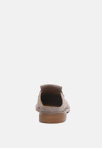 Lena Suede Walking Loafer Mules