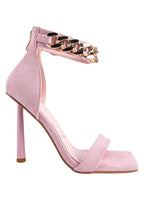 Last Sip Micro Suede High Heel Sandals
