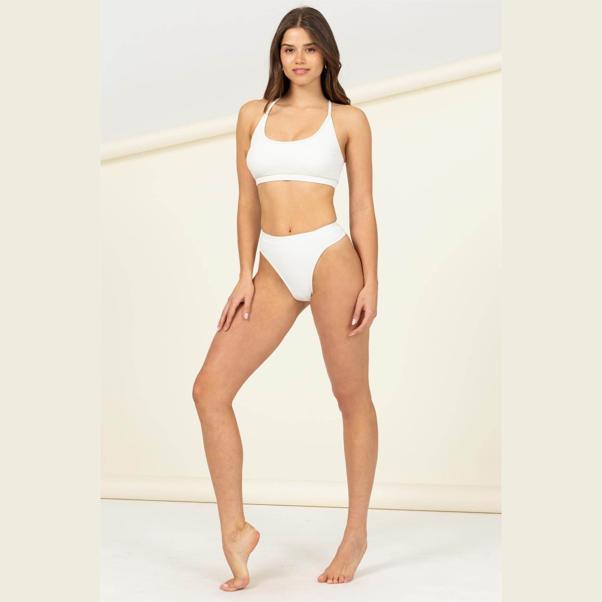 Lean Close Two-Piece Bikini Set - VacationGrabs