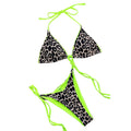 Leopard Halter Neck Bikini Set - VacationGrabs