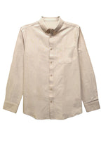 Classic Long Sleeve Button-Down Shirt with Chest Pocket
