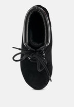 Maaya Handcrafted Collared Suede Boot