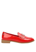 Meanbabe Semicasual Stud Detail Patent Loafers