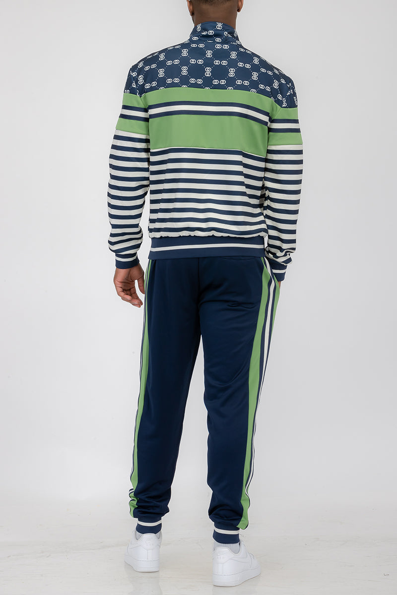 Braden Full Zip Track Suit – Elastic Waist Pants