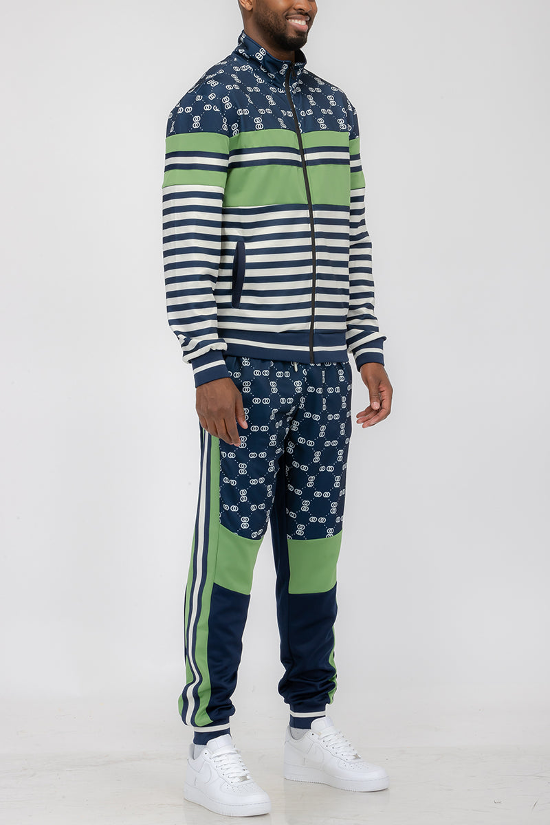 Braden Full Zip Track Suit – Elastic Waist Pants