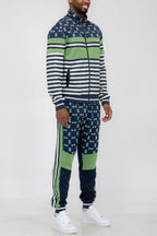 Braden Full Zip Track Suit – Elastic Waist Pants