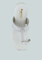 Mila Toe Ring Thong Slip Ons