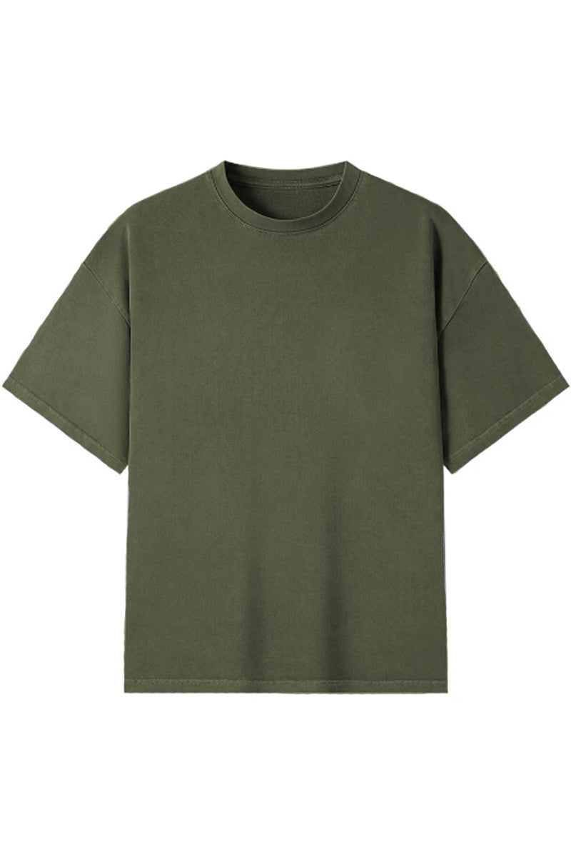Classic Drop Shoulder Tee – Relaxed Fit Cotton