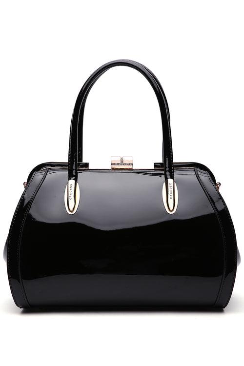 Wallets, Handbags & Accessories Marlene Patent Satchel Handbag