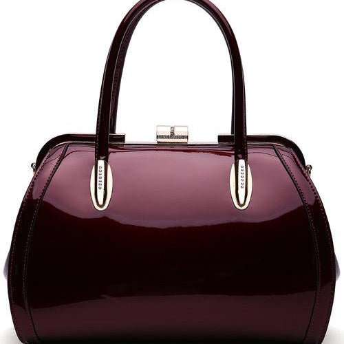 Wallets, Handbags & Accessories Marlene Patent Satchel Handbag