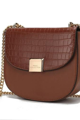 Wallets, Handbags & Accessories Brooklyn Crocodile Embossed Vegan Leather Women Shoulder Handbag