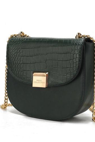 Wallets, Handbags & Accessories Brooklyn Crocodile Embossed Vegan Leather Women Shoulder Handbag
