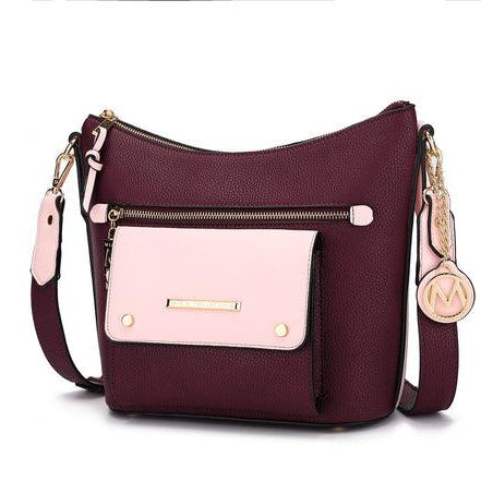 Wallets, Handbags & Accessories Serenity Color Block Vegan Leather Women Crossbody Bag