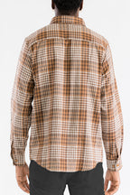 Men's Brushed Flannel Shirt – Cotton Blend