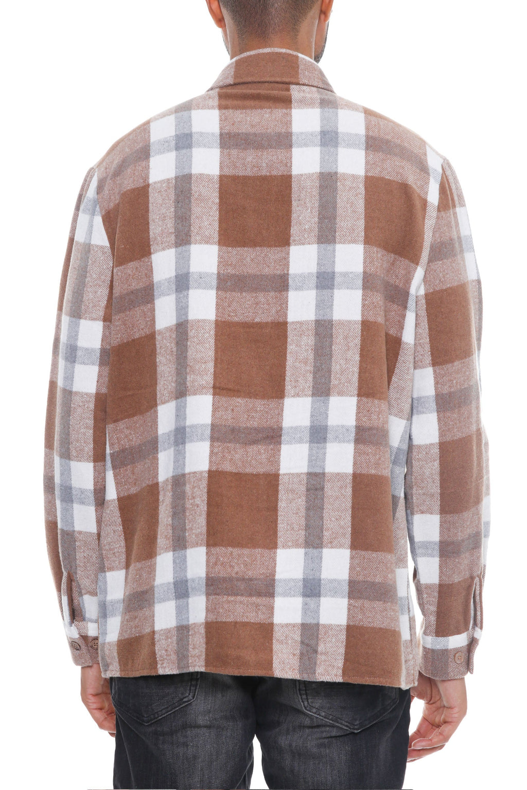 Woodridge Brushed Flannel Shacket – Long Sleeve Button-Up